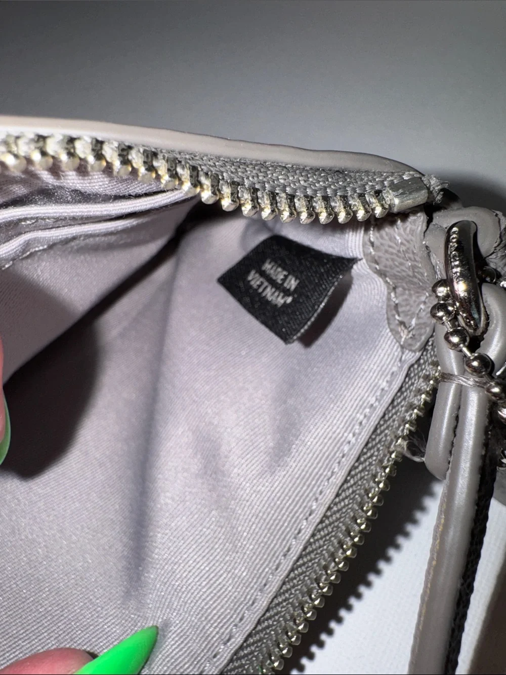 Coach Gray Star Wristlet